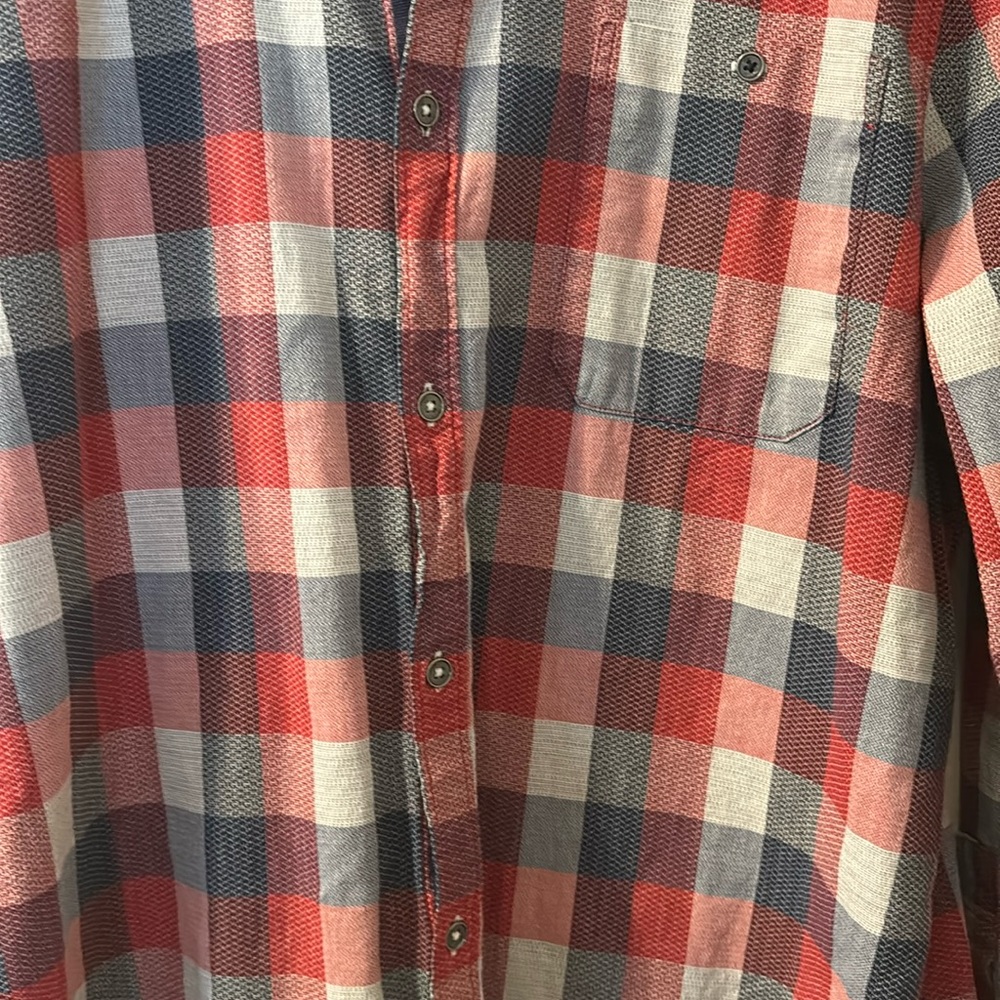 Bruno Milano modern fit plaid button down size XL - Picture 2 of 6